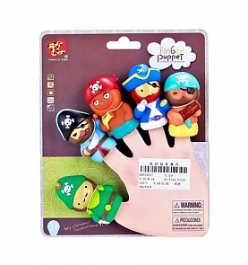 Пальчиковый театр – Пираты, 5 фигурок на блистере (TL-06(TL-24) –SBM)